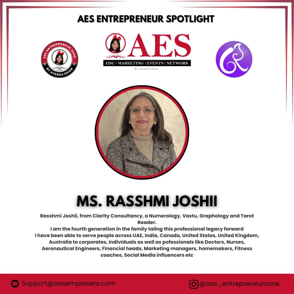MS. RASSHMI JOSHII