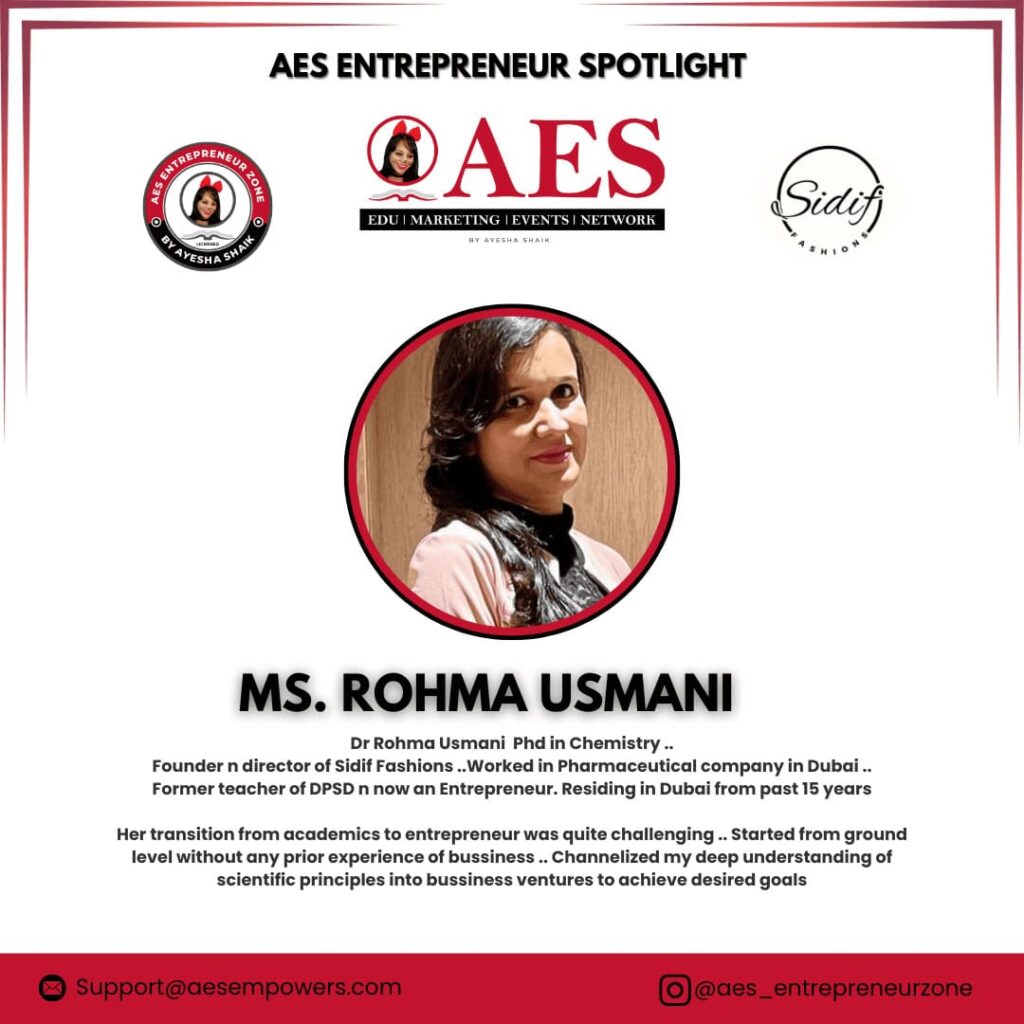 MS. ROHMA USMANI