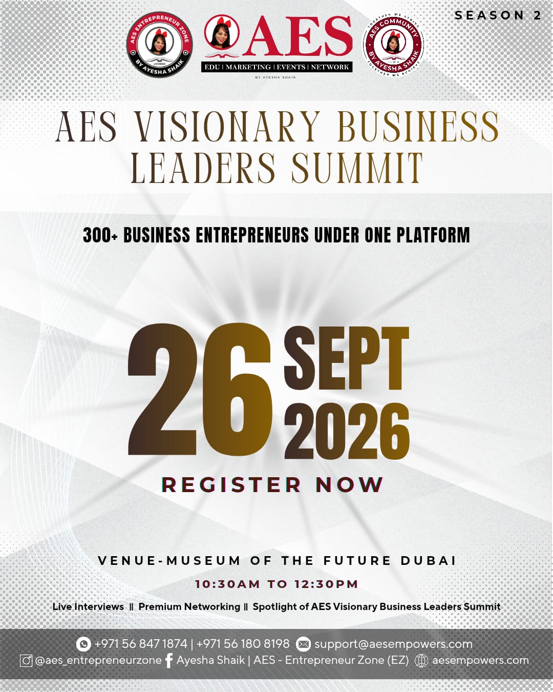 AES Visionary Business Leaders Summit – Season 2